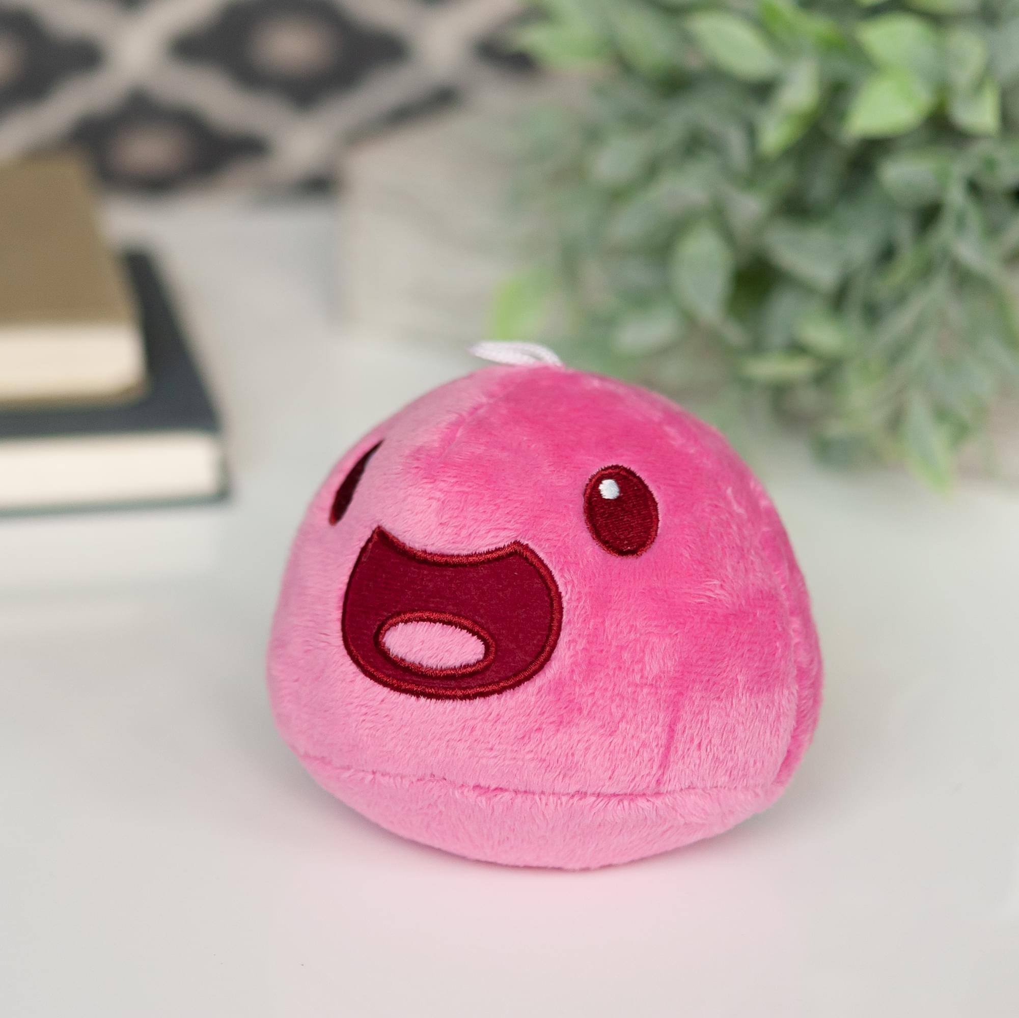 Alt View 3. Imaginary People - Slime Rancher Pink Slime Plush Collectible | Soft Plush Doll | 4-Inch Tall - Pink.