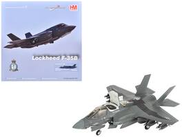 Lockheed F-35B Lightning II Aircraft "VMFA-242 Bats, Iwakuni, Japan" (2024) US Marine Corps 1/72 Model by Hobby Master