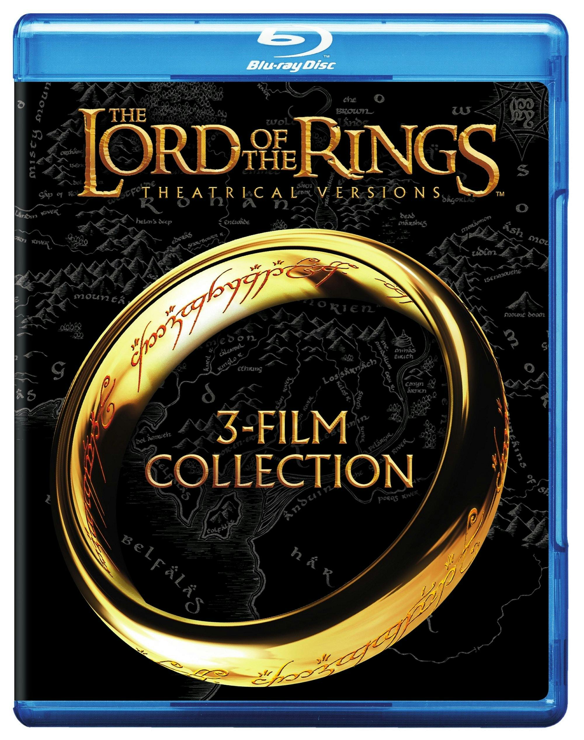 Front. The Lord of the Rings Trilogy (Box Set) [Blu-ray].