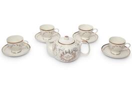 Ukonic - Harry Potter Marauders Map 10-Piece Porcelain Tea Set - White