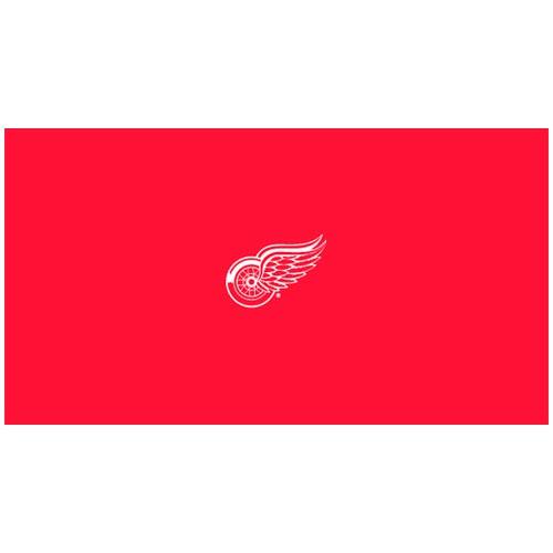 Alt View 1. Imperial - Detroit Red Wings 8' Billiard Cloth - Multicolor.