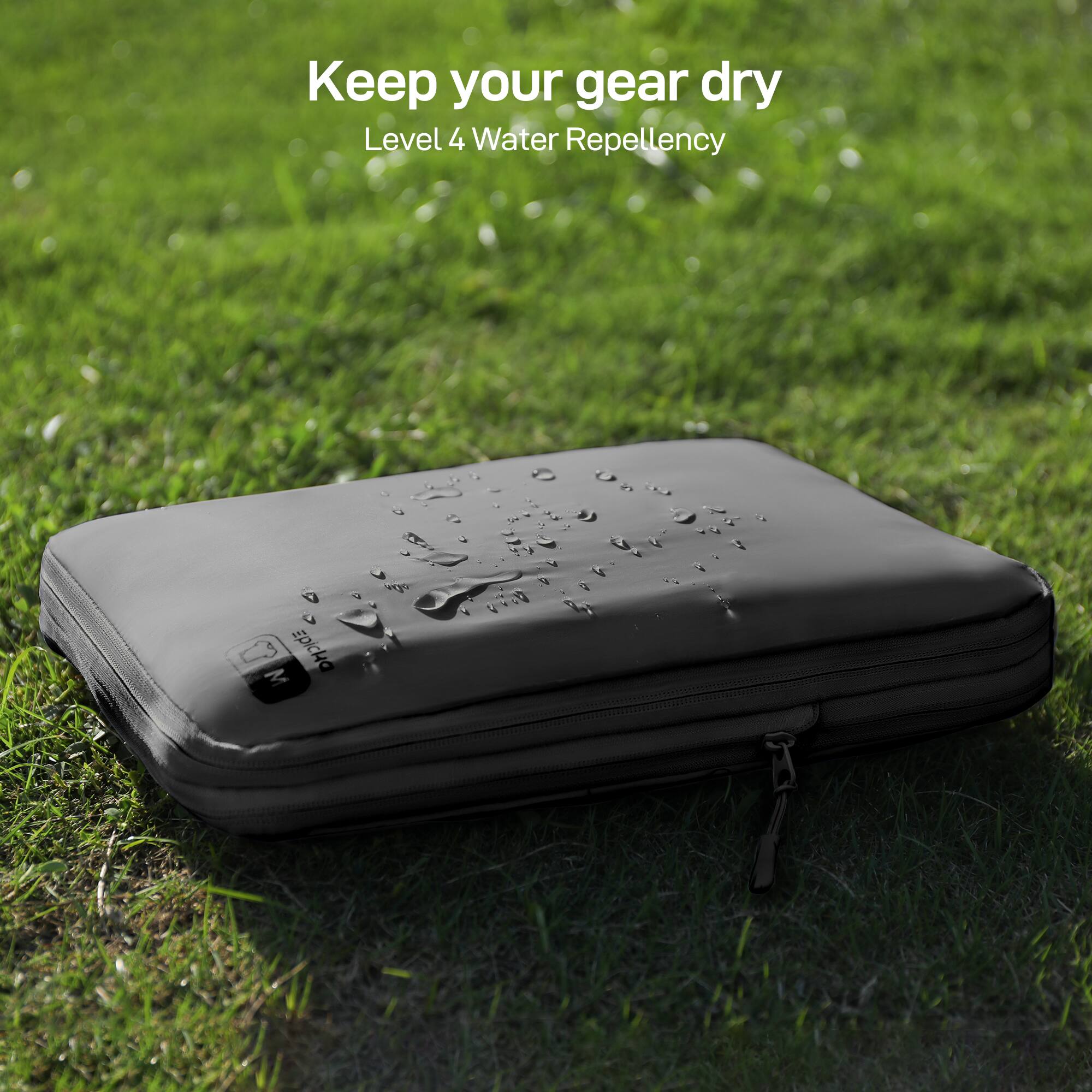 Keep your gear dry
Level 4 Water Repellency
C 5 Epicha M
