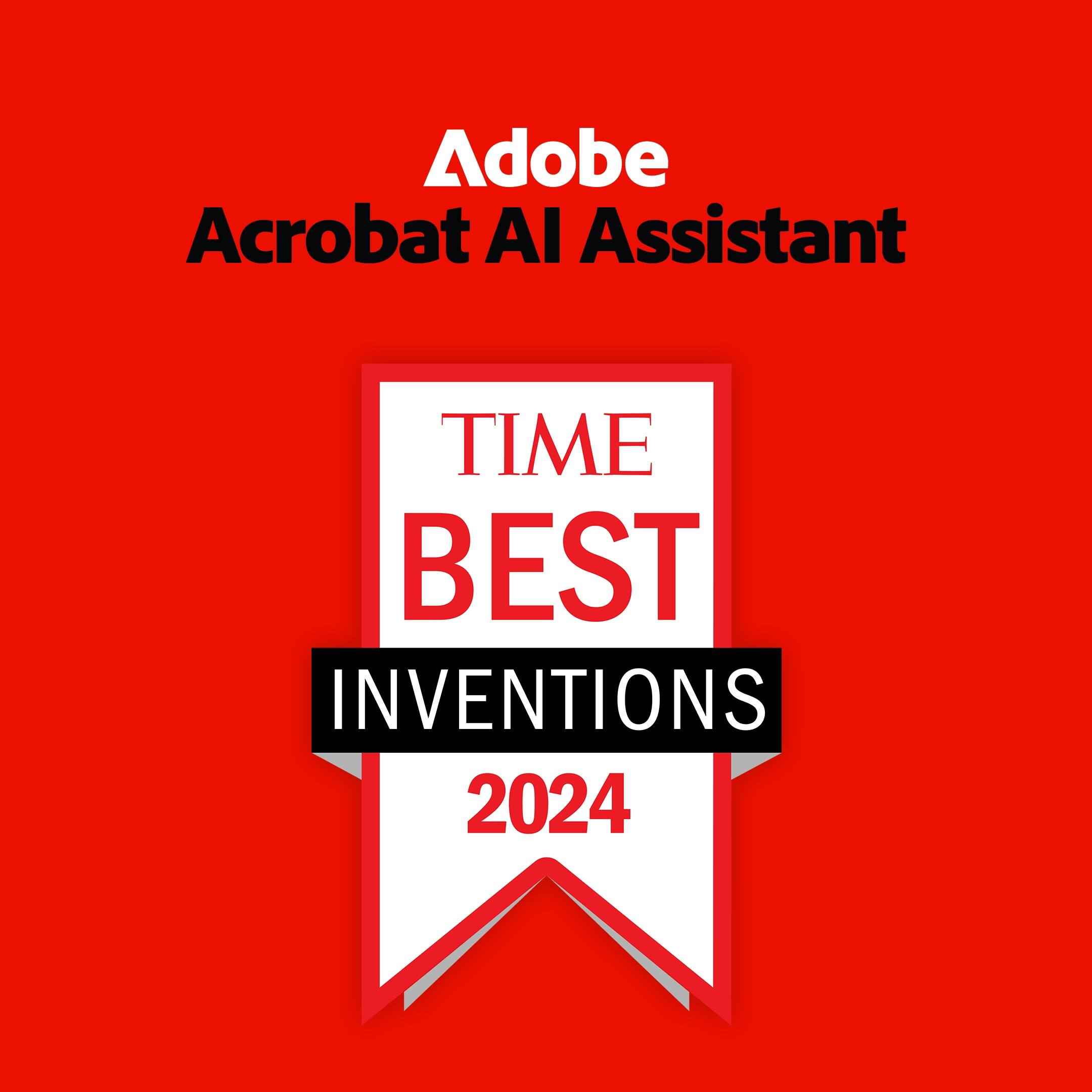 Adobe Acrobat AI Assistant Time Best Inventions 2024
