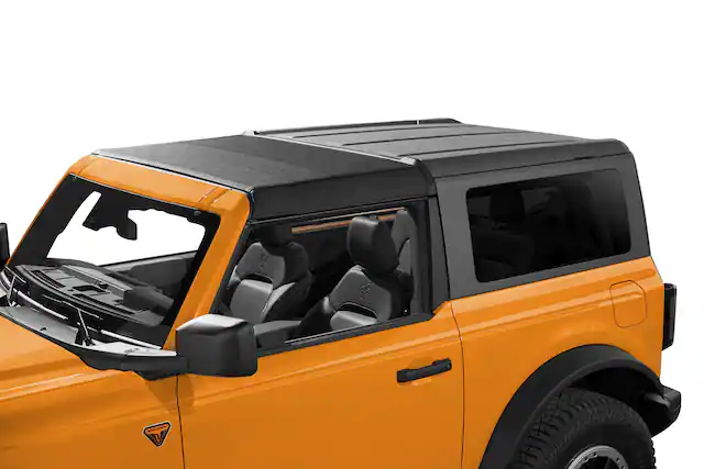 Front. Bestop - Sunrider for Hardtop - '21-26 Bronco; Bronco Raptor; 2-Door (Black Diamond) - Black.