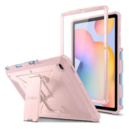 Front. Kitcheniva - Shockproof Kickstand Case For Samsung Galaxy Tab S6 Lite 10.4 Inch Rose Gold - Rose Gold.