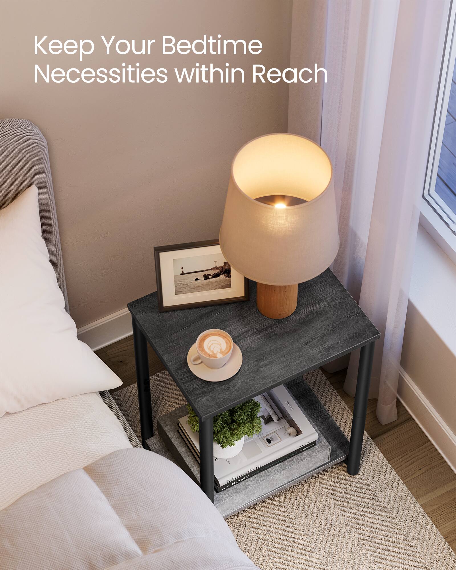 Keep Your Bedtime Necessities within Reach