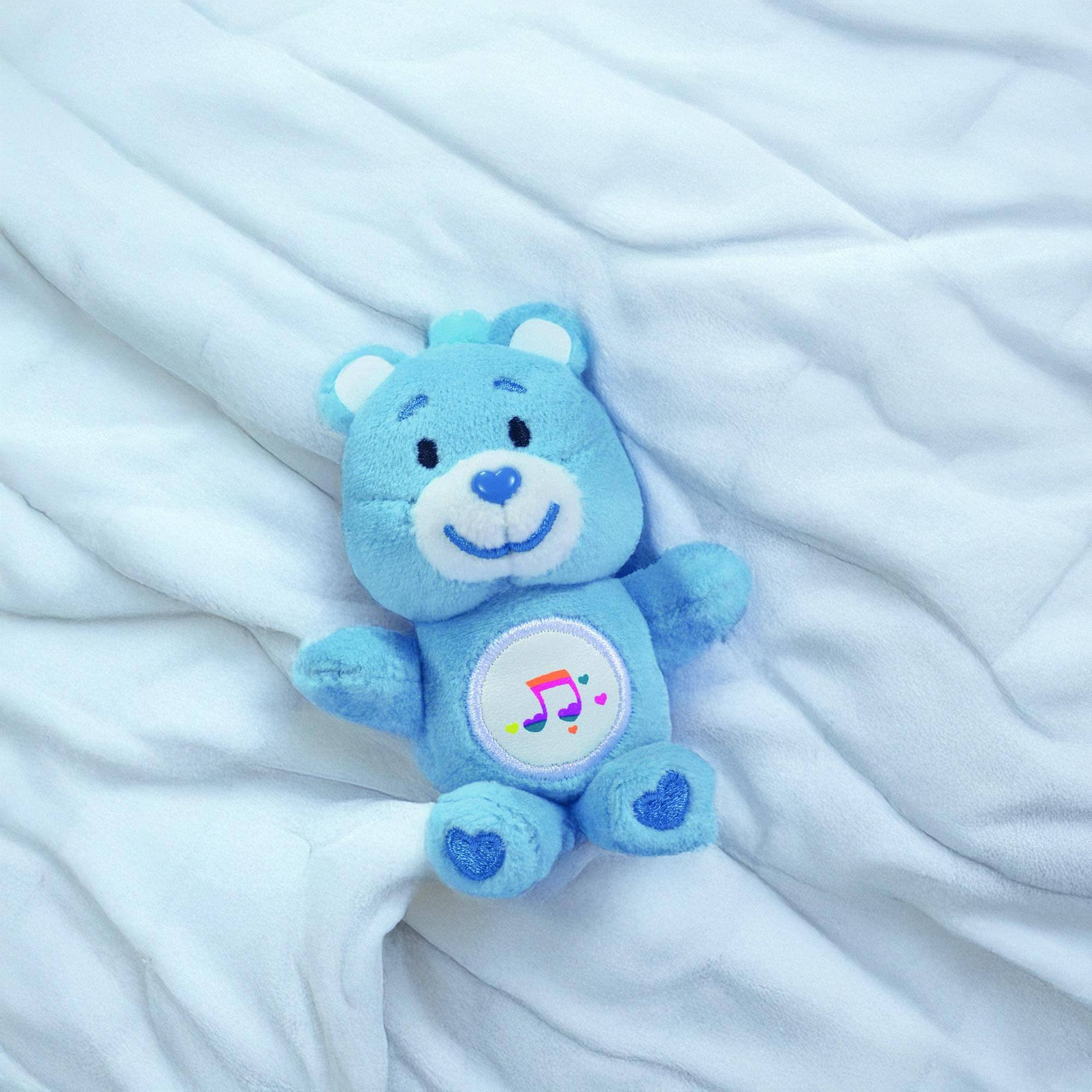 Alt View 2. Super Impulse - World's Smallest Care Bears Plush Series 6 | Heartsong Bear - Blue.
