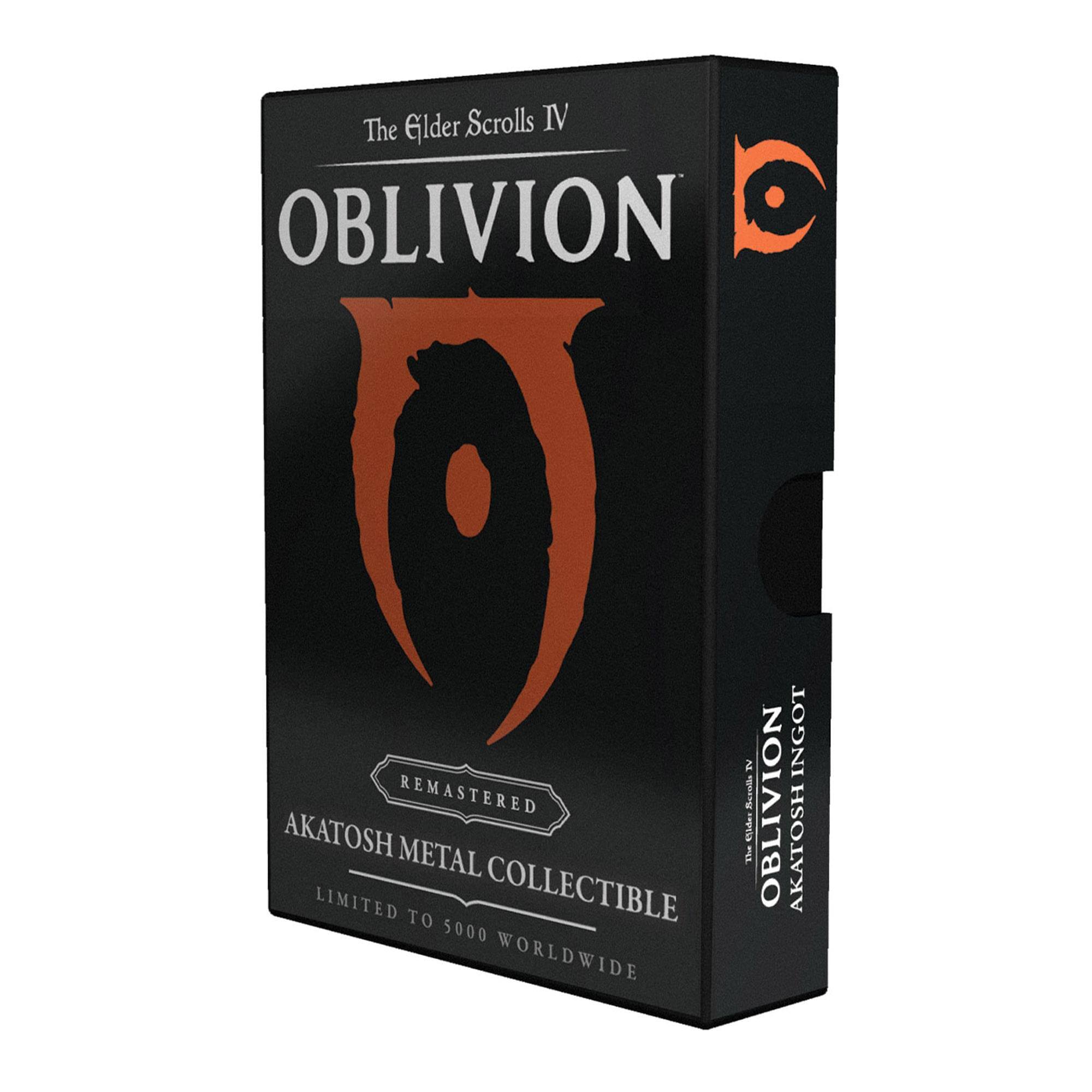The Elder Scrolls IV OBLIVION 0 INGOT REMASTERED AKATOSH METAL COLLECTIBLE. LIMITED TO 5000 WORLDWIDE