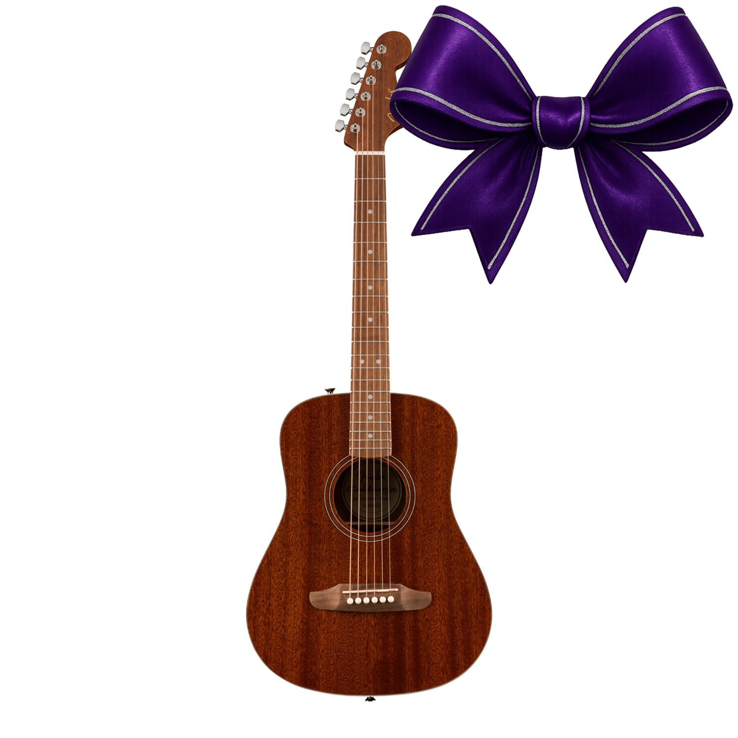 Fender - California Standard Redondo Mini with Bag and Sapele Top (Natural Sapele)