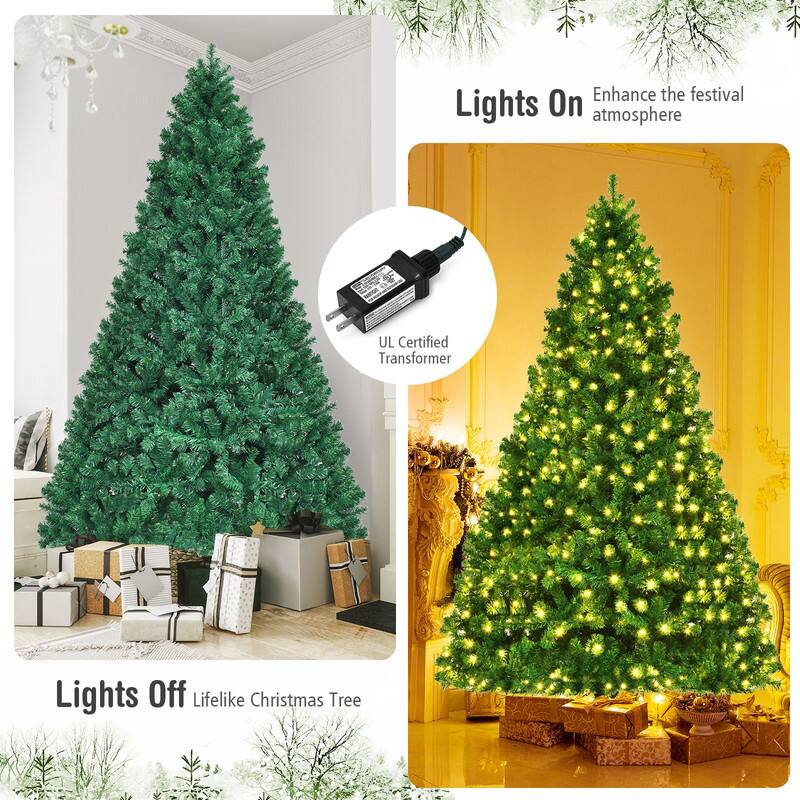 Enhance the festival atmosphere

Lights On

UL Certified Transformer

Lights Off Lifelike Christmas Tree