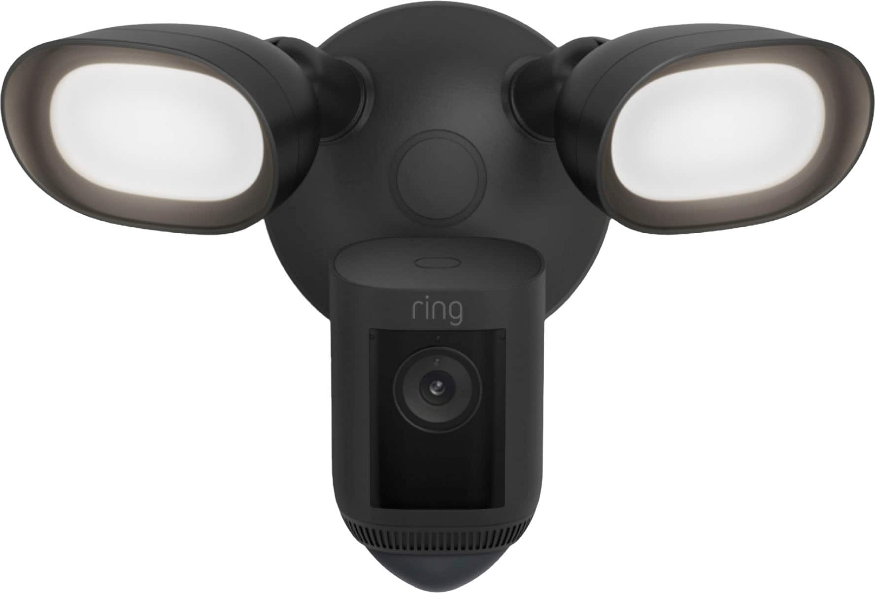 Alt View 16. Ring - Ring Floodlight Cam Pro with 2K Video and Ring Vision, 2 LED Lights, Dual Band Wi-Fi, and 3D Motion Detection - Black.