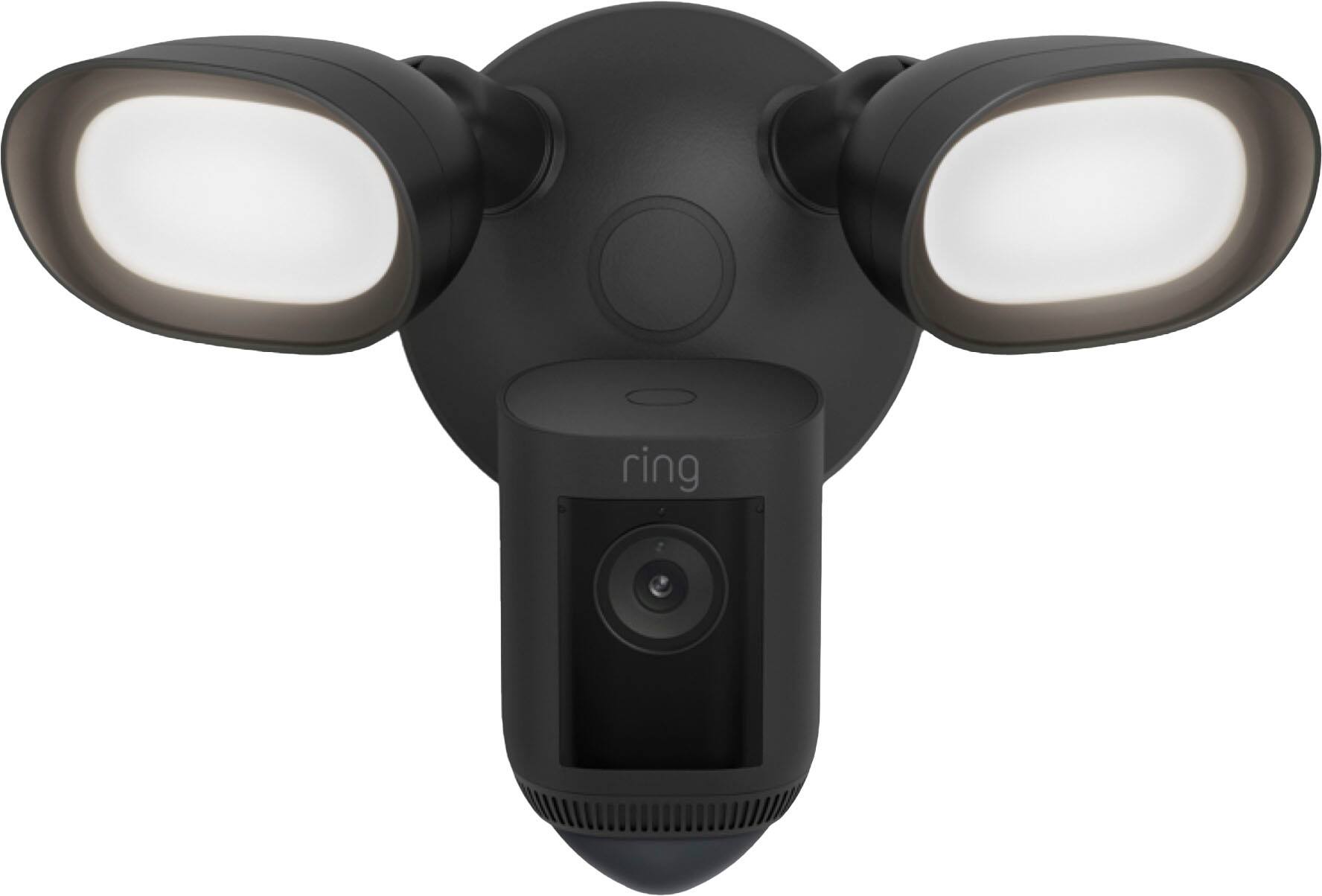 Alt View 16. Ring - Ring Floodlight Cam Pro with 2K Video and Ring Vision, 2 LED Lights, Dual Band Wi-Fi, and 3D Motion Detection - Black.