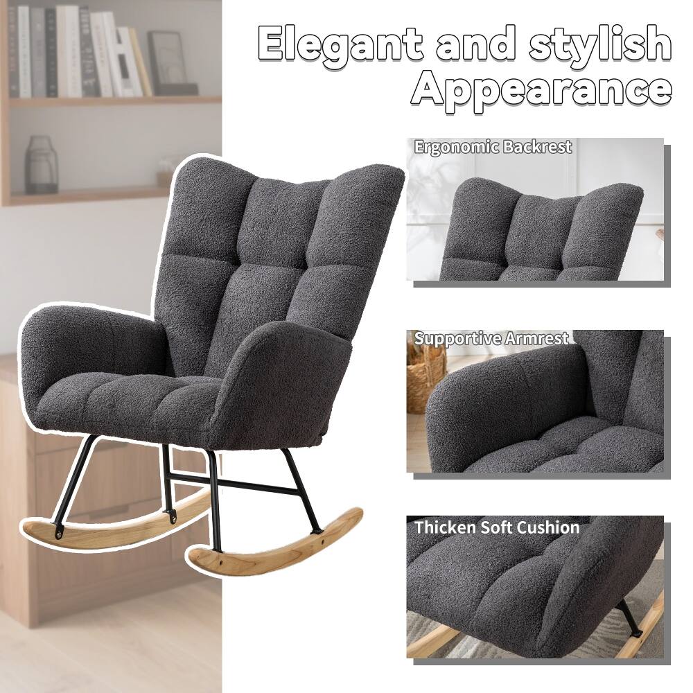 Elegant and stylish Appearance  
Ergonomic Backrest  
Supportive Armrest  
Thicken Soft Cushion