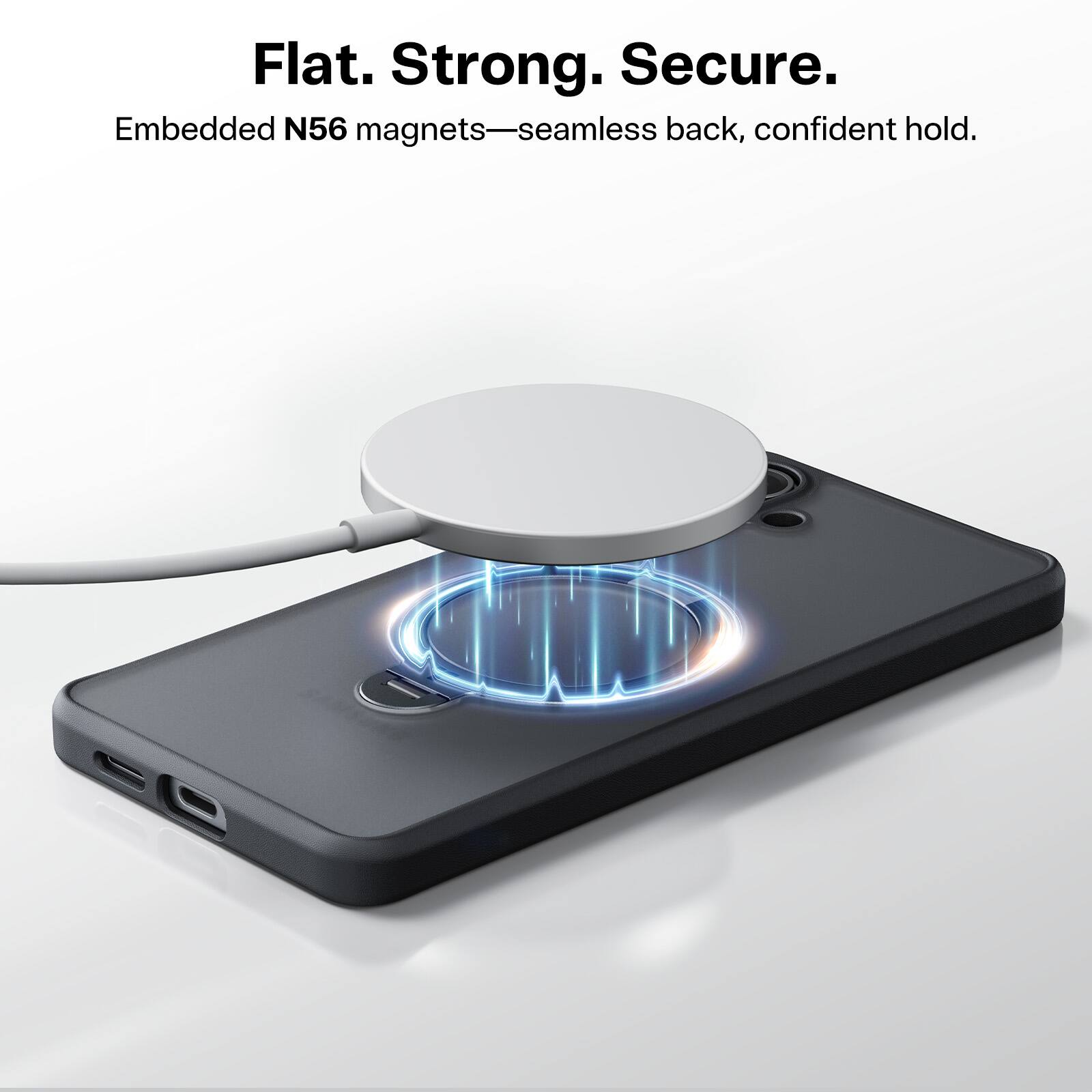 Flat. Strong. Secure.  
Embedded N56 magnets—seamless back, confident hold.
