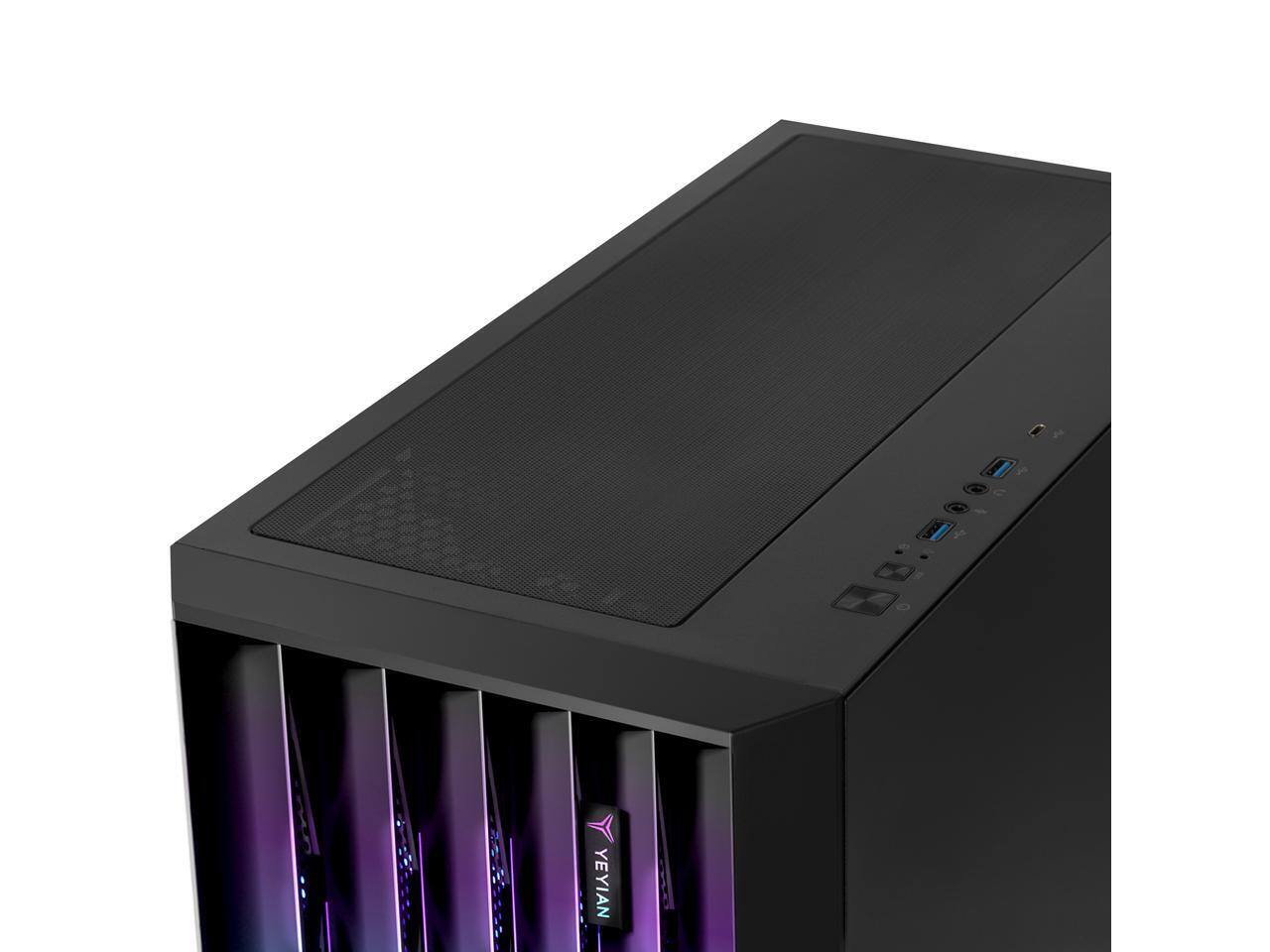 Alt View 7. YEYIAN - Yeyian Gaming Desktop Phoenix Intel Core Ultra 7 265F RTX 5070 AI 32GB DDR5 2TB SSD - Black.