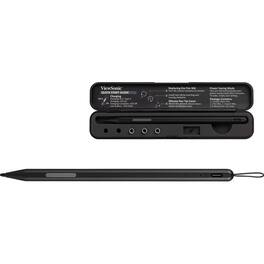 ViewSonic - Stylus - Capacitive Touchscreen Type Supported - Active - Replaceable Stylus Tip - Black