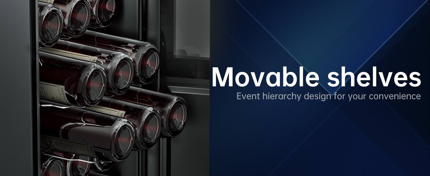 Movable shelves  
Event hierarchy design for your convenience
