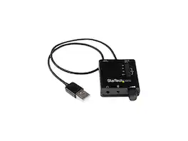 StarTech.com - USB Stereo Audio Adapter External Sound Card with SPDIF Digital Audio