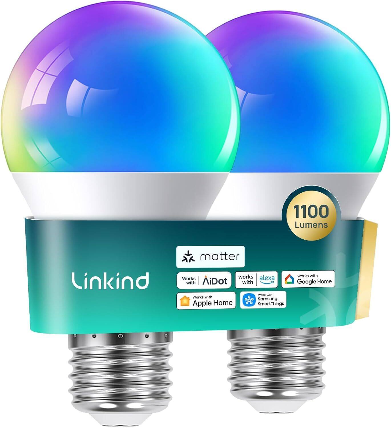 1100 Lumens

Linkind

matter

Works with AiDot

Works with Alexa

Works with Google Home

Works with Apple Home

Works with Samsung SmartThings