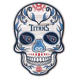Fan Creations - Tennessee Titans 12'' Sugar Skull Sign - Multicolor