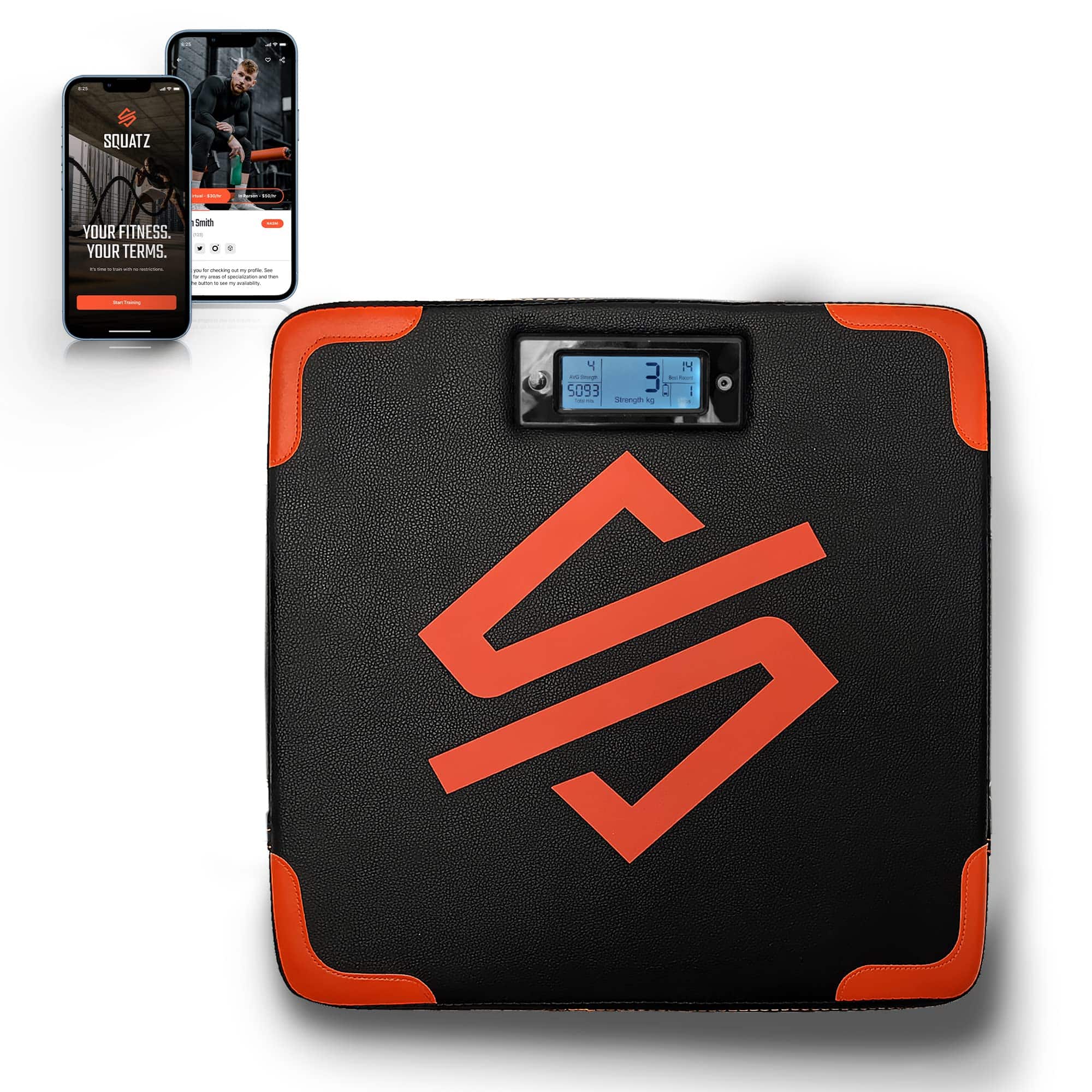 SereneLife - SQUATZ Portable Boxing Mat with Digital Counter, Punching Pads for Punch Strength Training - Black price history on PriceWatchPro