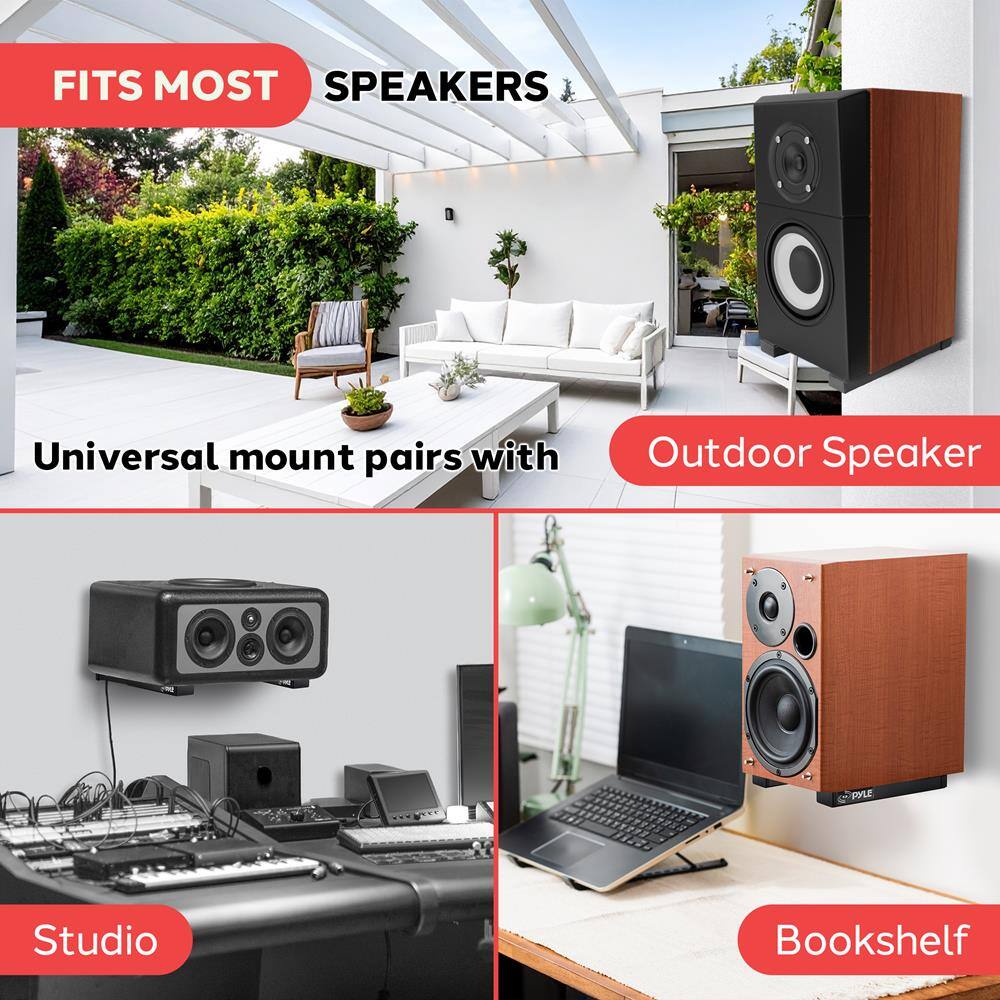 FITS MOST SPEAKERS

Universal mount pairs with

Outdoor Speaker

Studio

Bookshelf