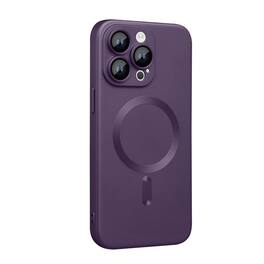 Stock Preferred - Soft Shockproof MagSafe Case with Camera Lens Protector for iPhone 16 Pro - Purple
