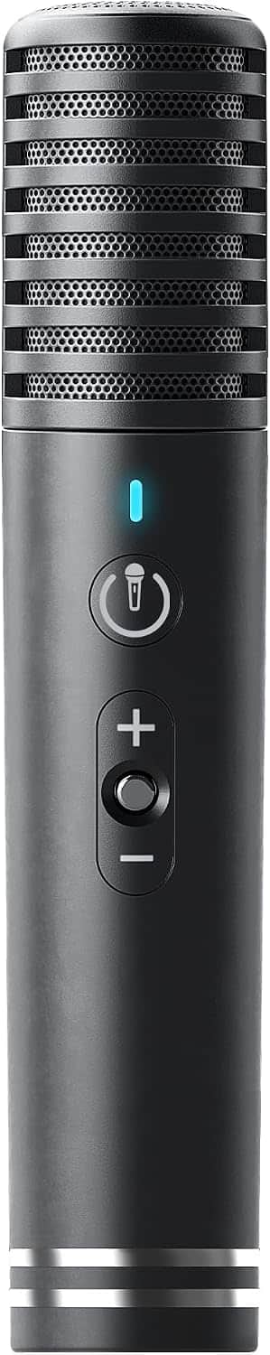 Wireless Microphone for Ikarao Shell S1/S2, Pro Dynamic Mic, 1PC, Replacement/Accessory Mic with 8 Sound Effects, 20H - Black