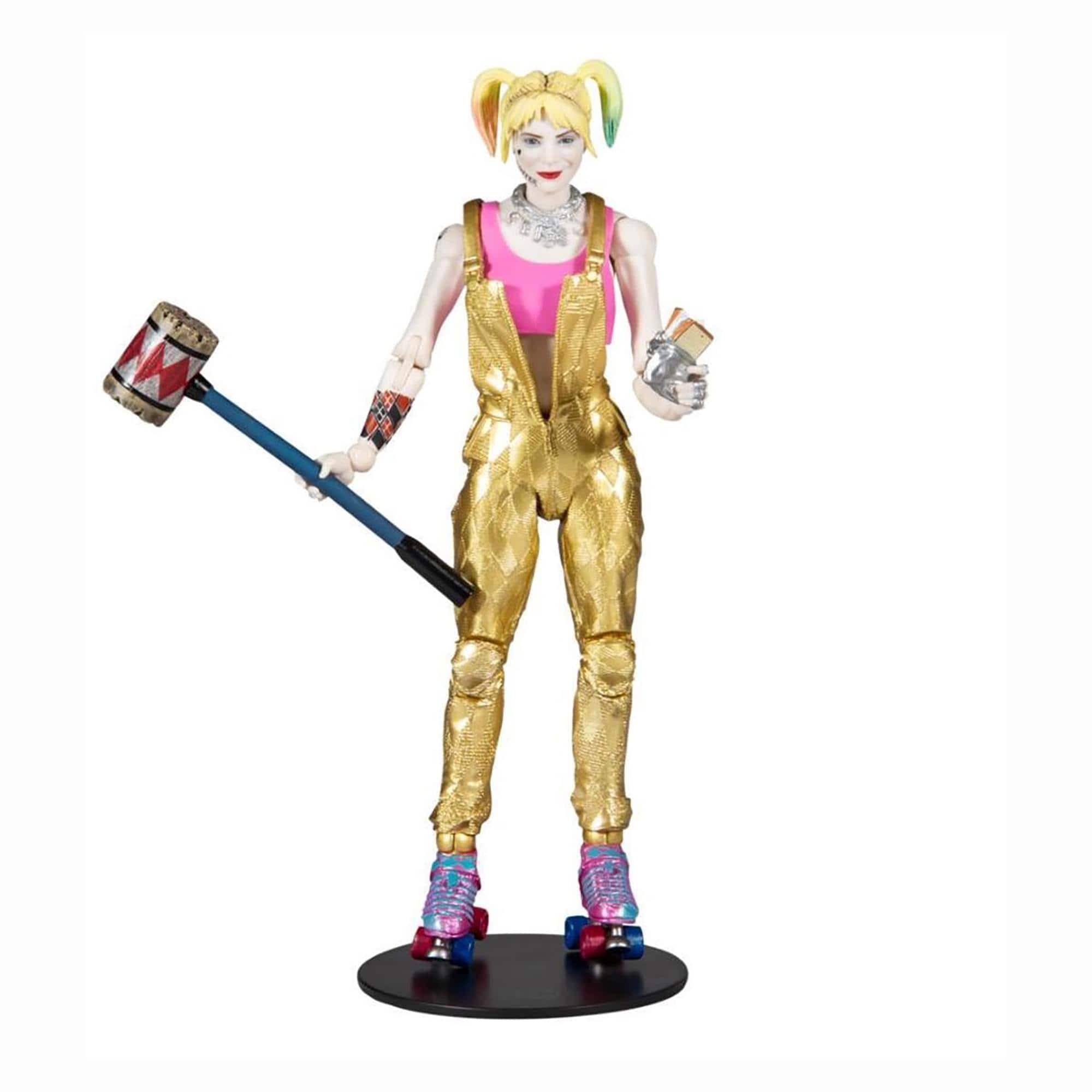 McFarlane Toys - DC Multiverse 7 Inch Action Figure | Birds of Prey Harley Quinn - Gold