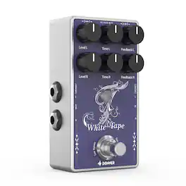 Donner music - Donner Tape Delay Pedal - White