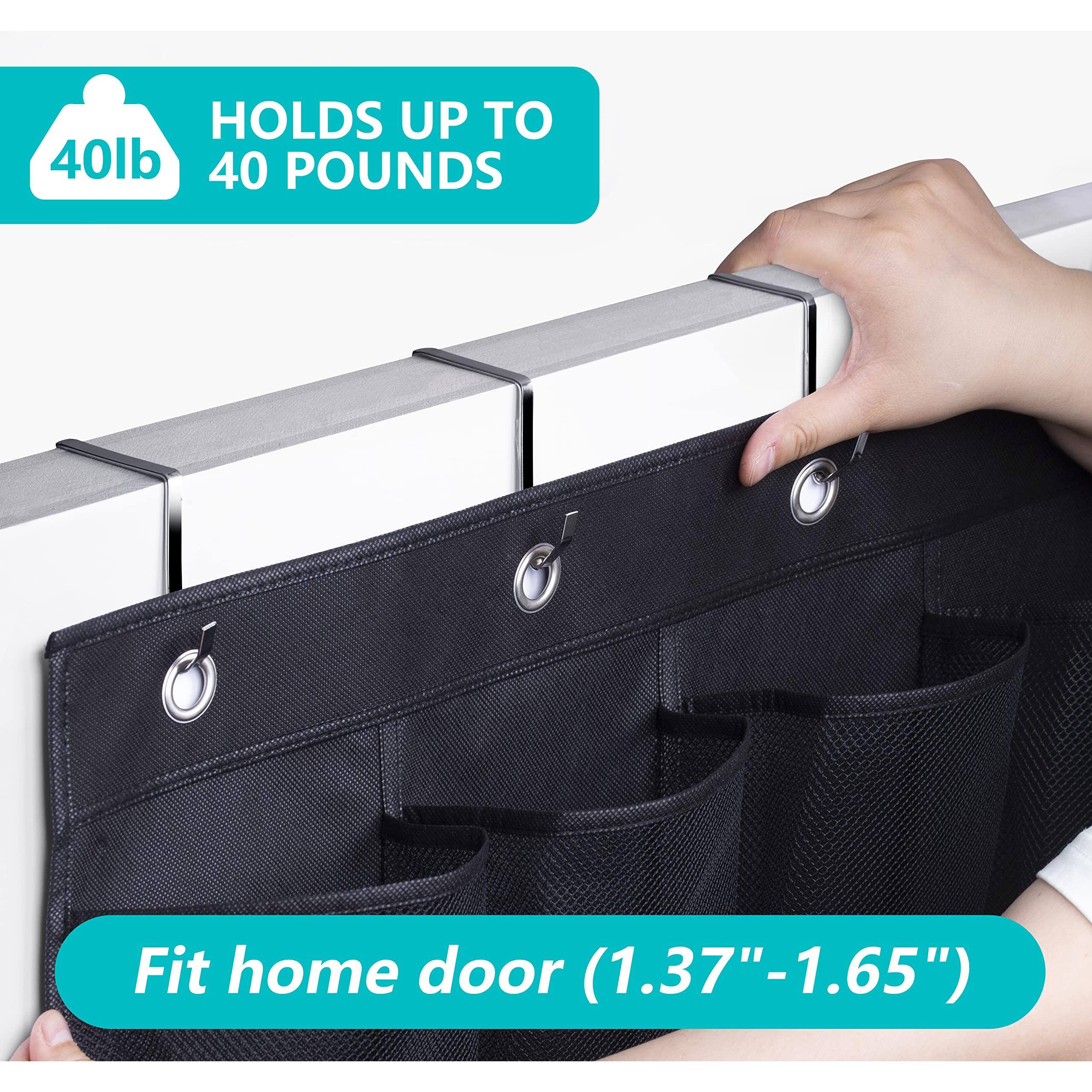 HOLDS UP TO 40 POUNDS  
Fit home door (1.37"-1.65")