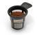 Back. Tru - Single Serve Dual Brew Coffee Maker - Black.
