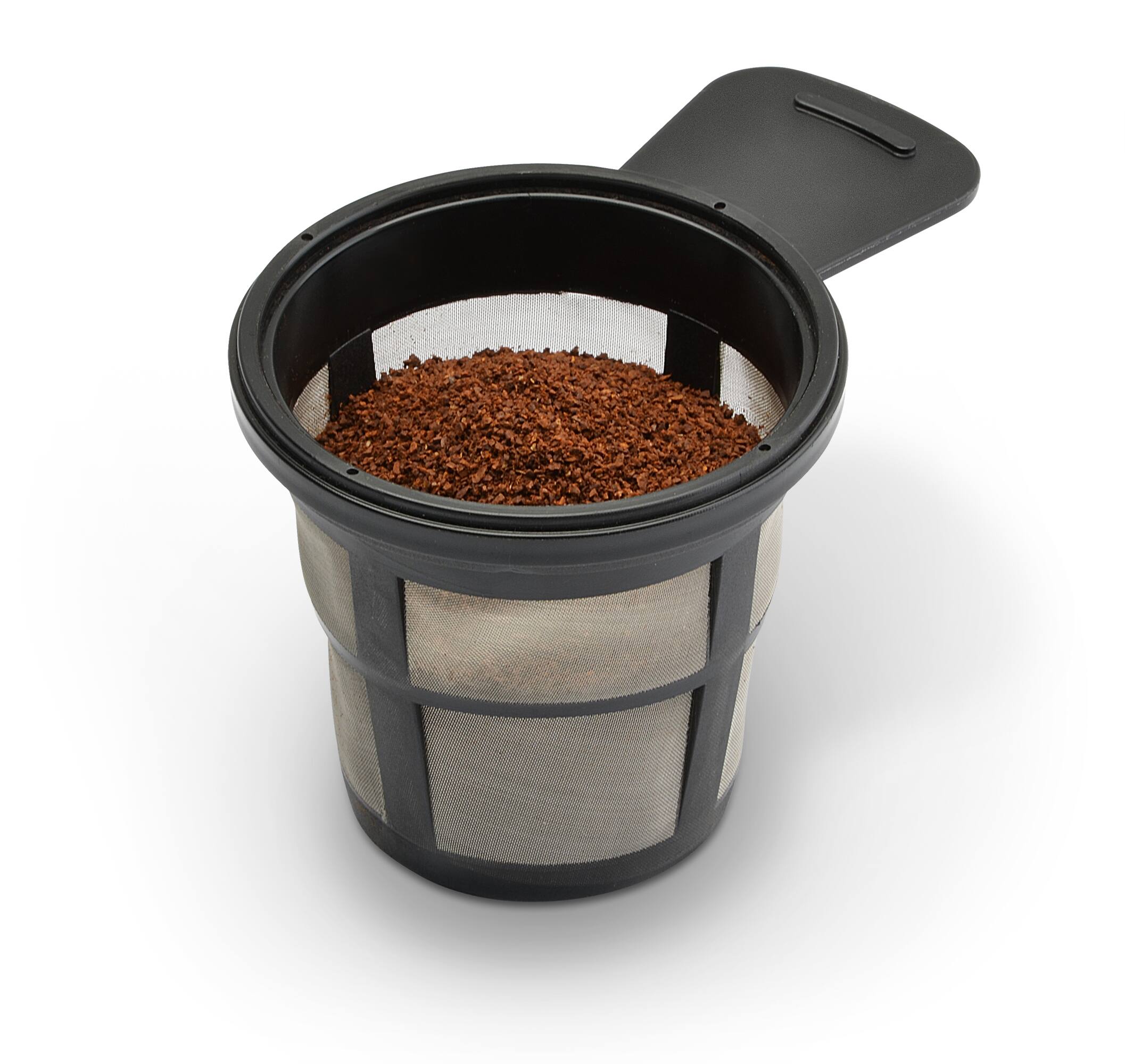 Back. Tru - Single Serve Dual Brew Coffee Maker - Black.