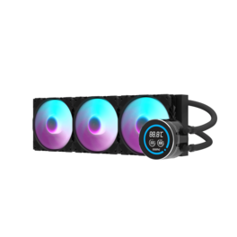 darkFlash - DF-DN360D-BK DN360A AIO CPU Liquid Cooler ARGB, PWM Fans, Compatible with Intel 1851/1700, AMD AM4/AM5 - Black