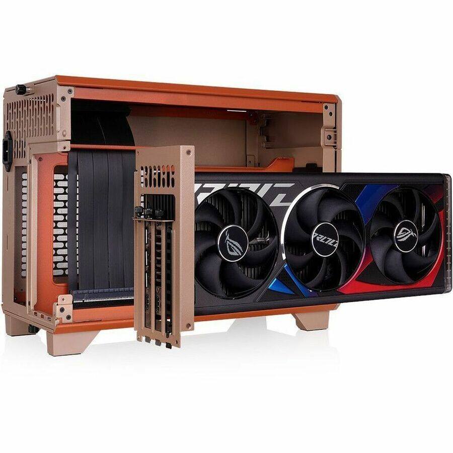 Alt View 7. Thermaltake - Thermaltake TR100 Gravel Sand Mini Tower Chassis - Mini-tower - Gravel Sand - Steel, SPCC - 2 x Bay - Mini ITX - Gravel Sand.