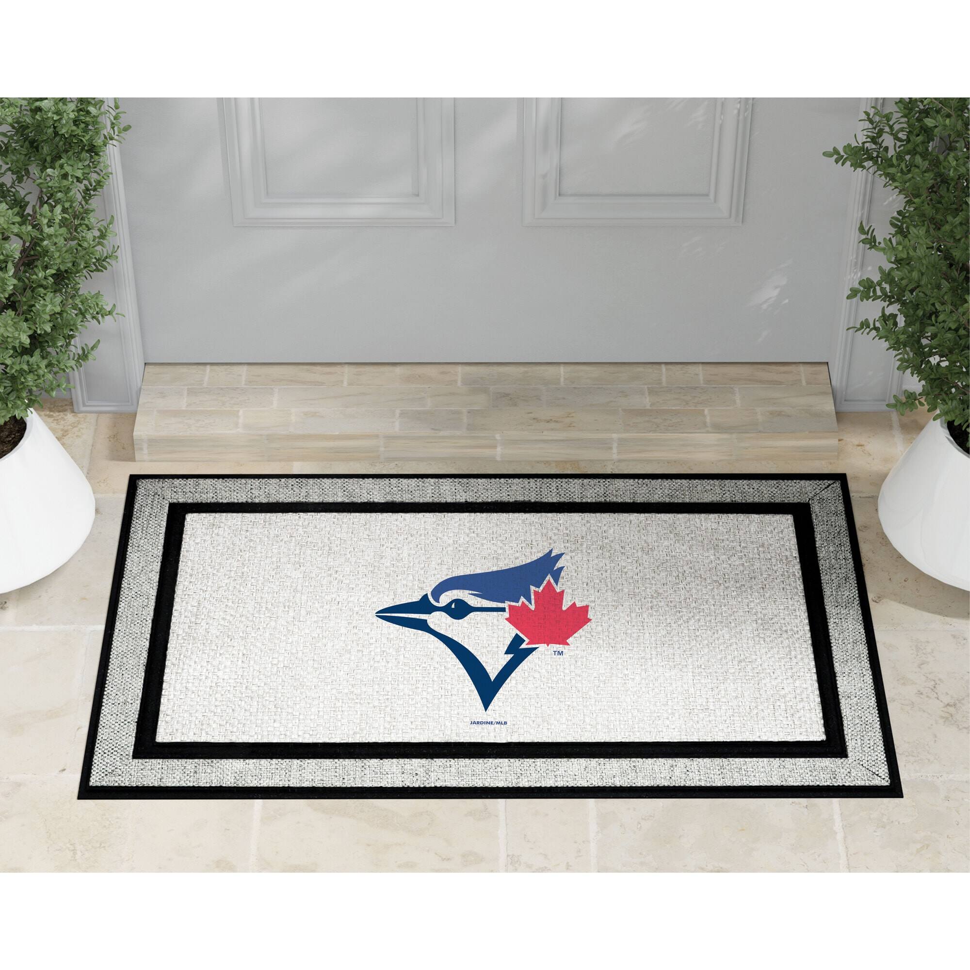 Alt View 1. Jardine - Toronto Blue Jays 18" x 30" Indoor/Outdoor Logo Doormat - Multicolor.
