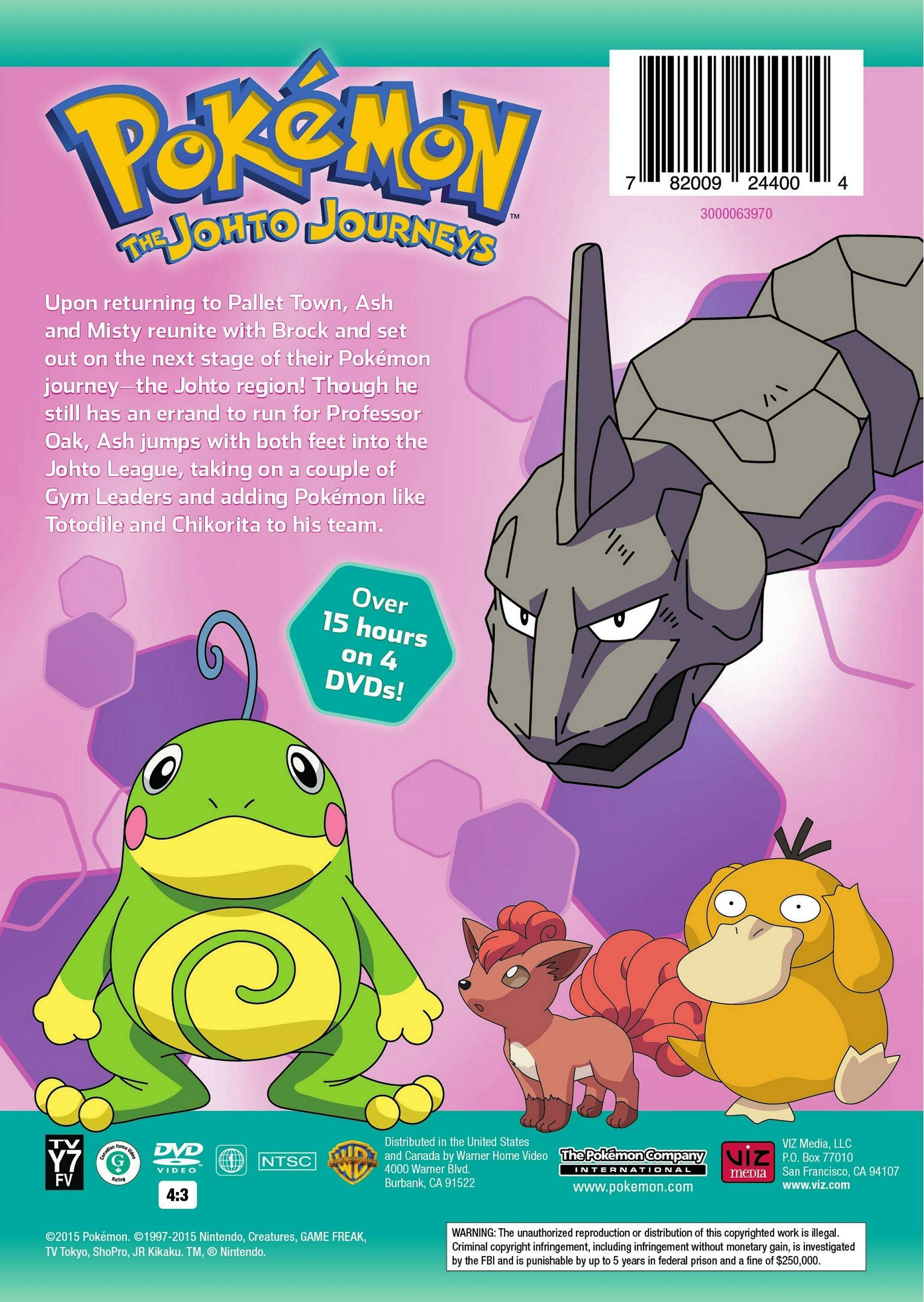 Angle. Pokémon: The Johto Journeys - The Complete Collection (Box Set) [DVD].