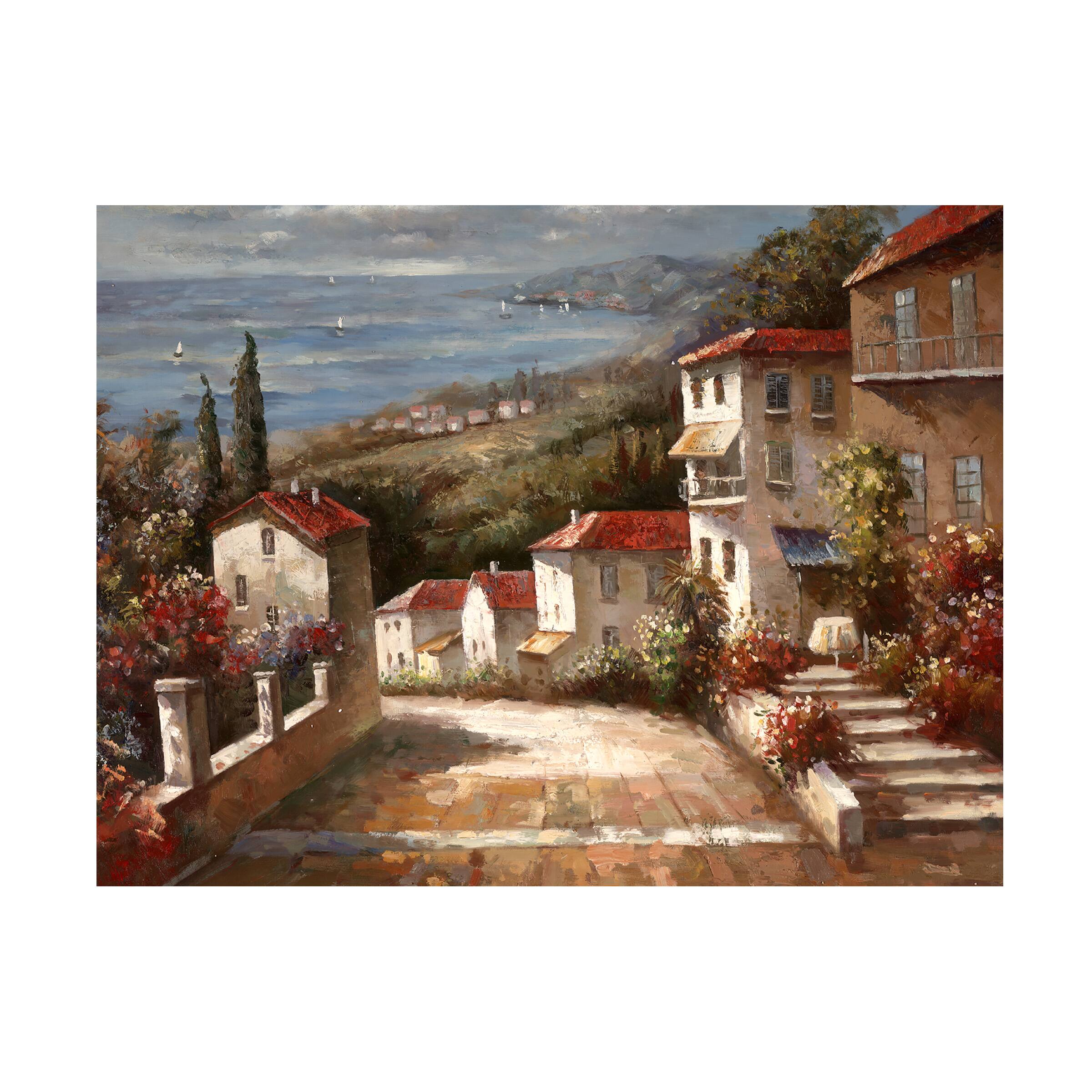 Angle. Trademark Fine Art - Joval Home in Tuscany Canvas Art - Multicolor.