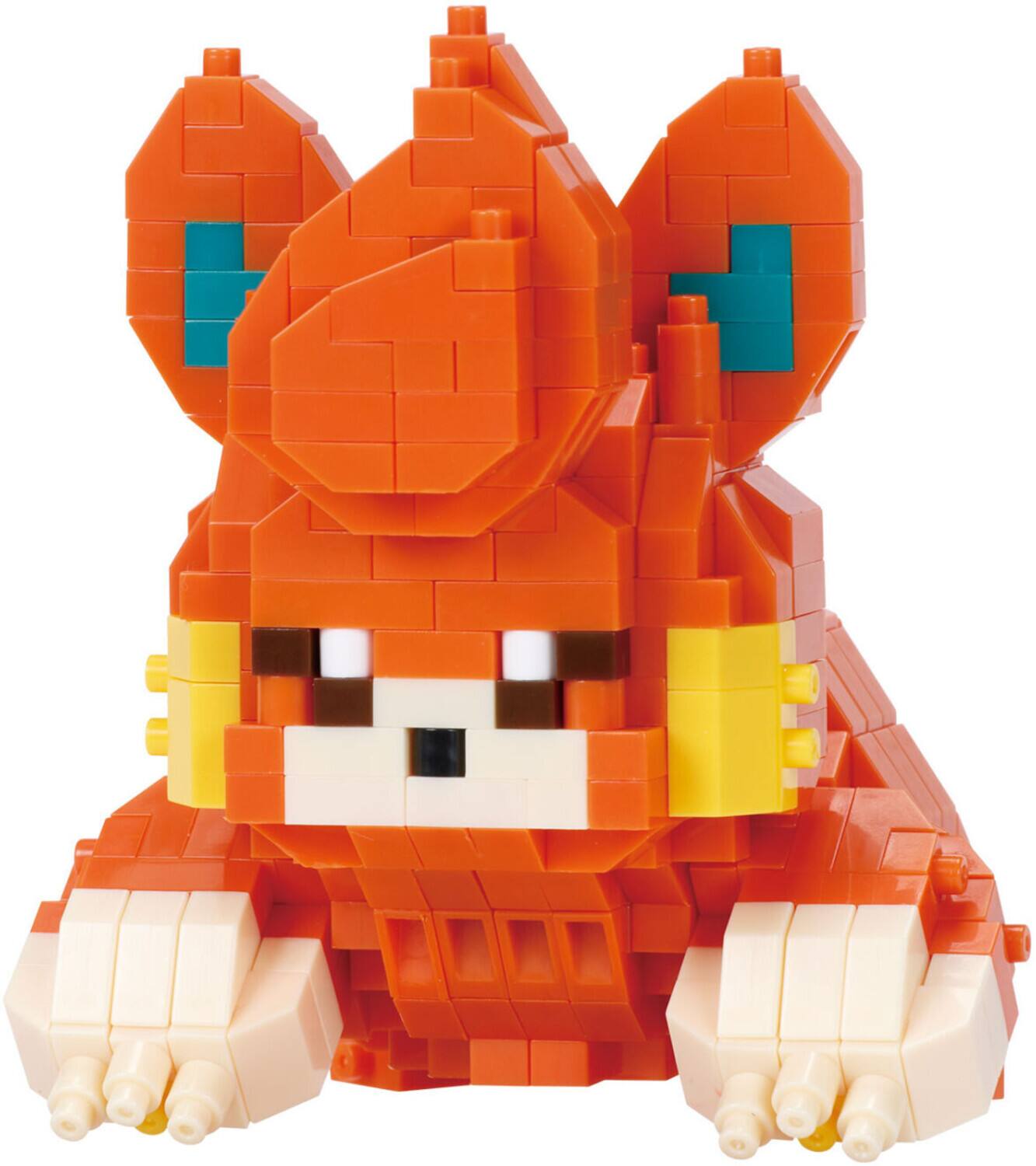 Alt View 1. Bandai - Nanoblock - Pokemon RS Series - Pawmi Building Kit   - COLLECTIBLES - Multicolor.