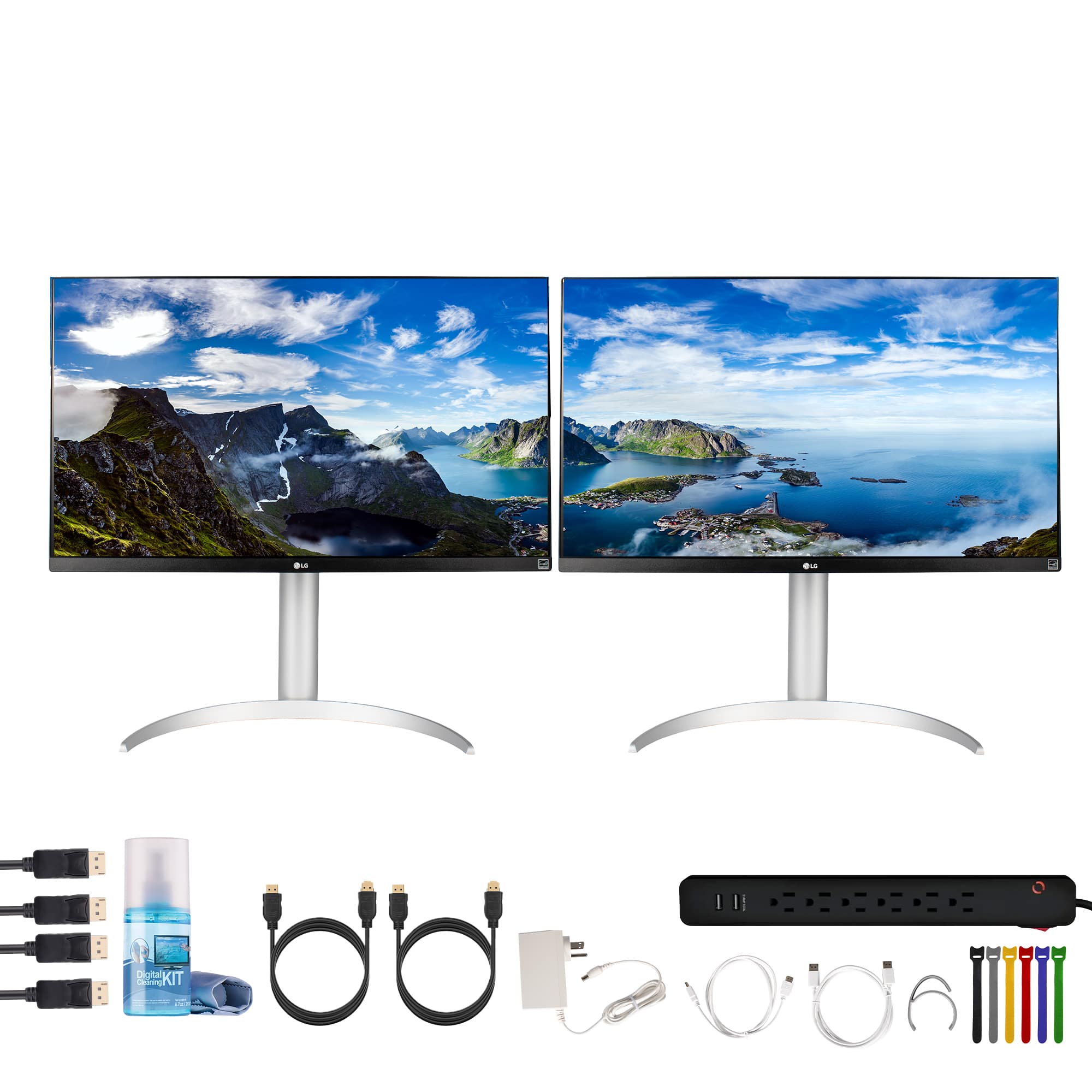 LG - 27UP650-W 27" 4K UHD IPS Monitor | 16:9 FreeSync Display with HDR10 + More