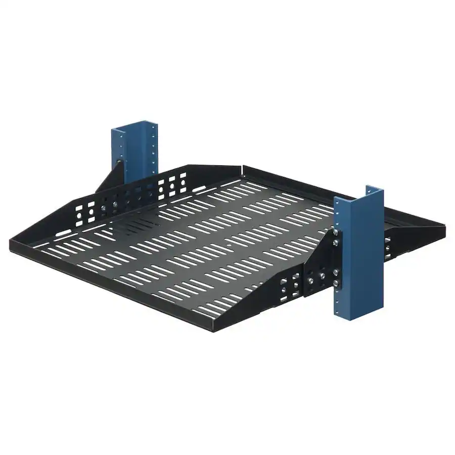 Center Mount Rack Shelf RackSolutions 2U 2Post Adjustable Center Mount Shelf 20in Depth ...