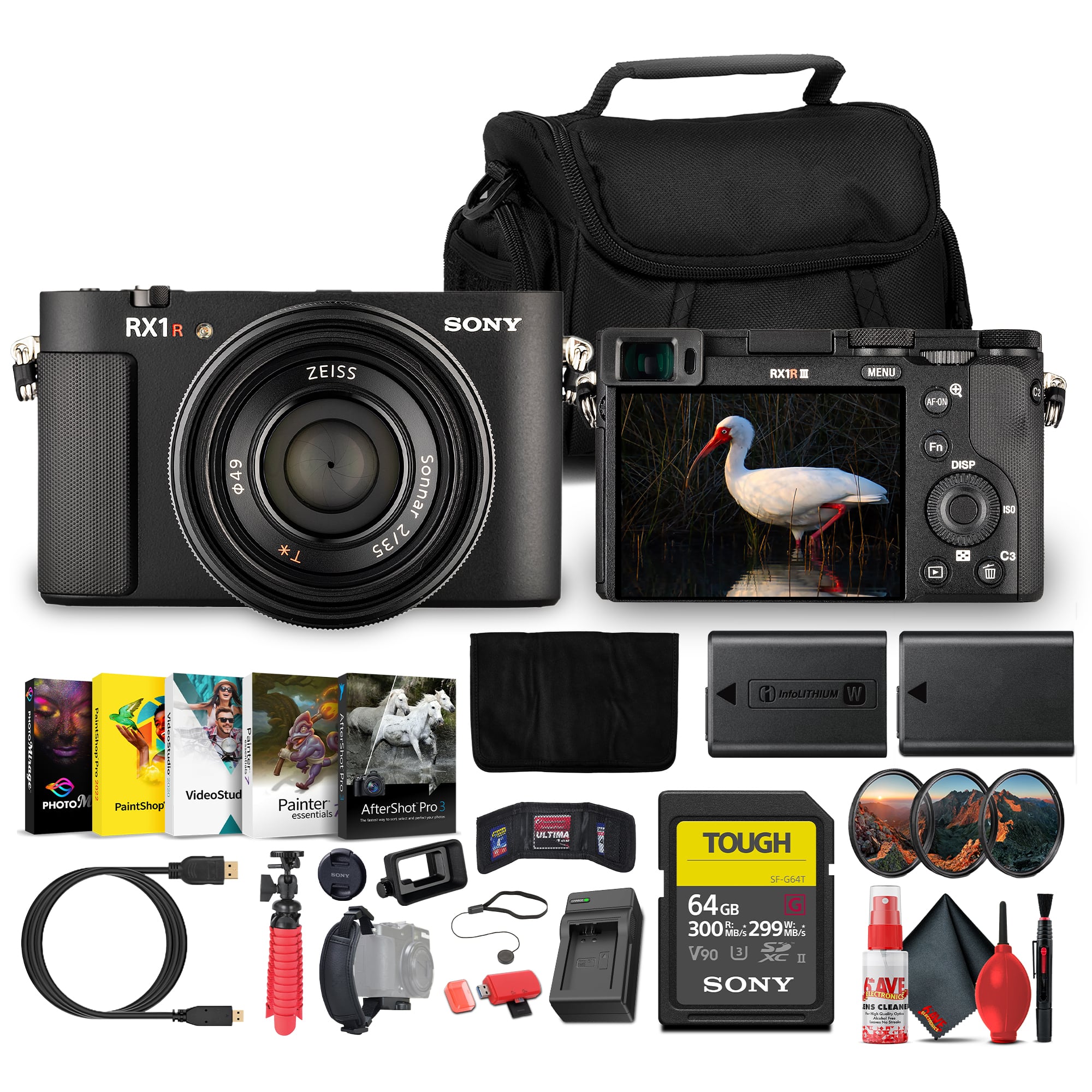 Sony - Cyber-shot DSC-RX1R III Digital Camera + Filter Kit + 64GB Card + More