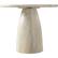 Alt View 2. Meridian Furniture - Cosenza Travertine 36" Travertine Finish Concrete Dining Table - Grey.