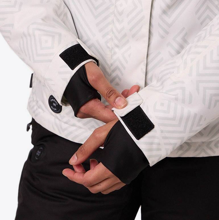 Alt View 9. Mobile Warming - Women's Denali Heated Snow Jacket - Geo.