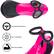 Alt View Zoom 13. Toy Time - Wiggle Car Ride On Toy – No Batteries, Gears or Pedals – Twist, Swivel, Go – Outdoor Ride Ons for Kids (Hot Pink) - Pink/Black.