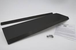 Microvisor - Removable Extension Hood - Black Stainless Steel