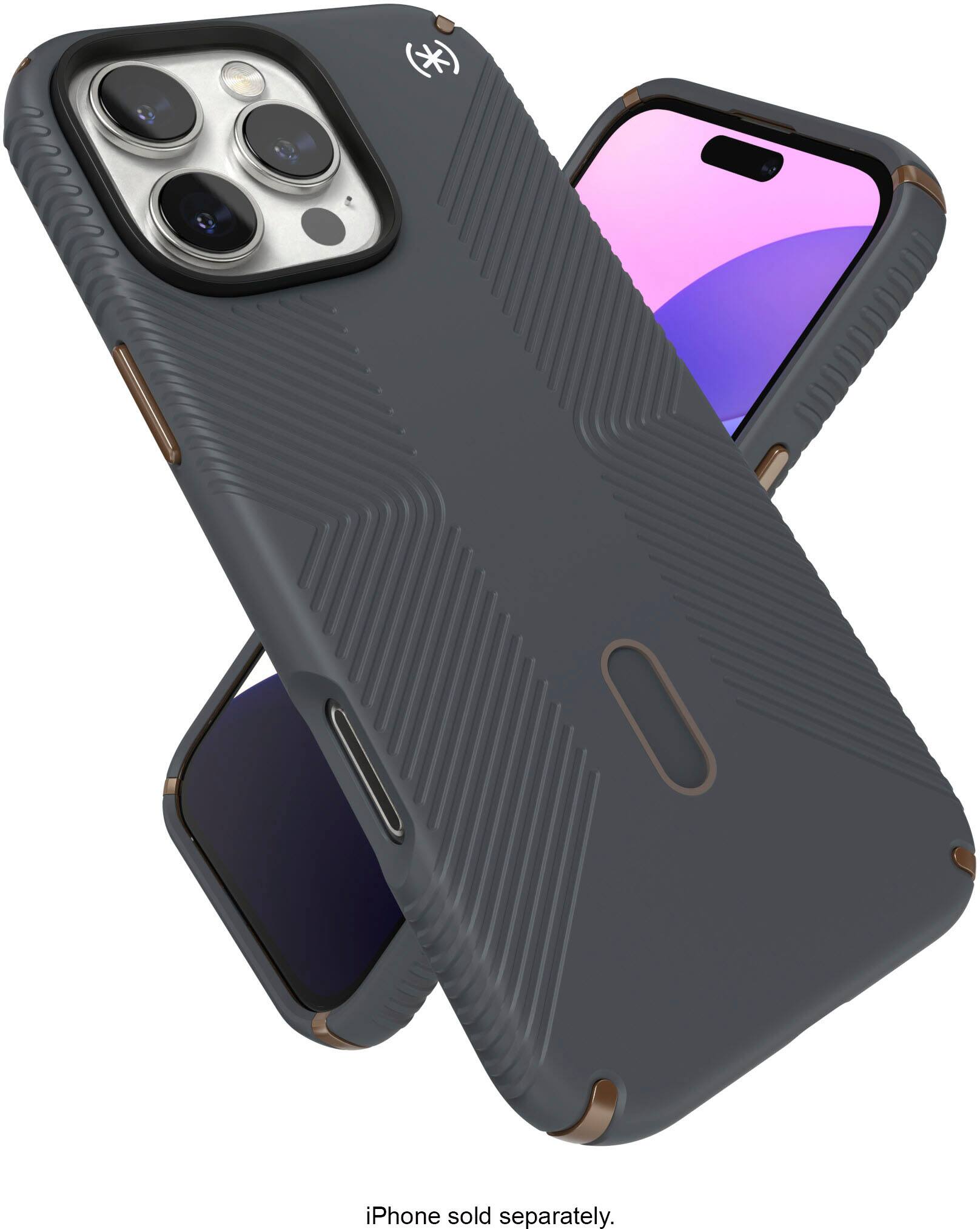 The image shows a case for an iPhone, which is sold separately.