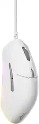 SteelSeries - Rival 3 Gen 2 Wired Optical Gaming Mouse with 3-Zone RGB - Wired - White - Front_Zoom