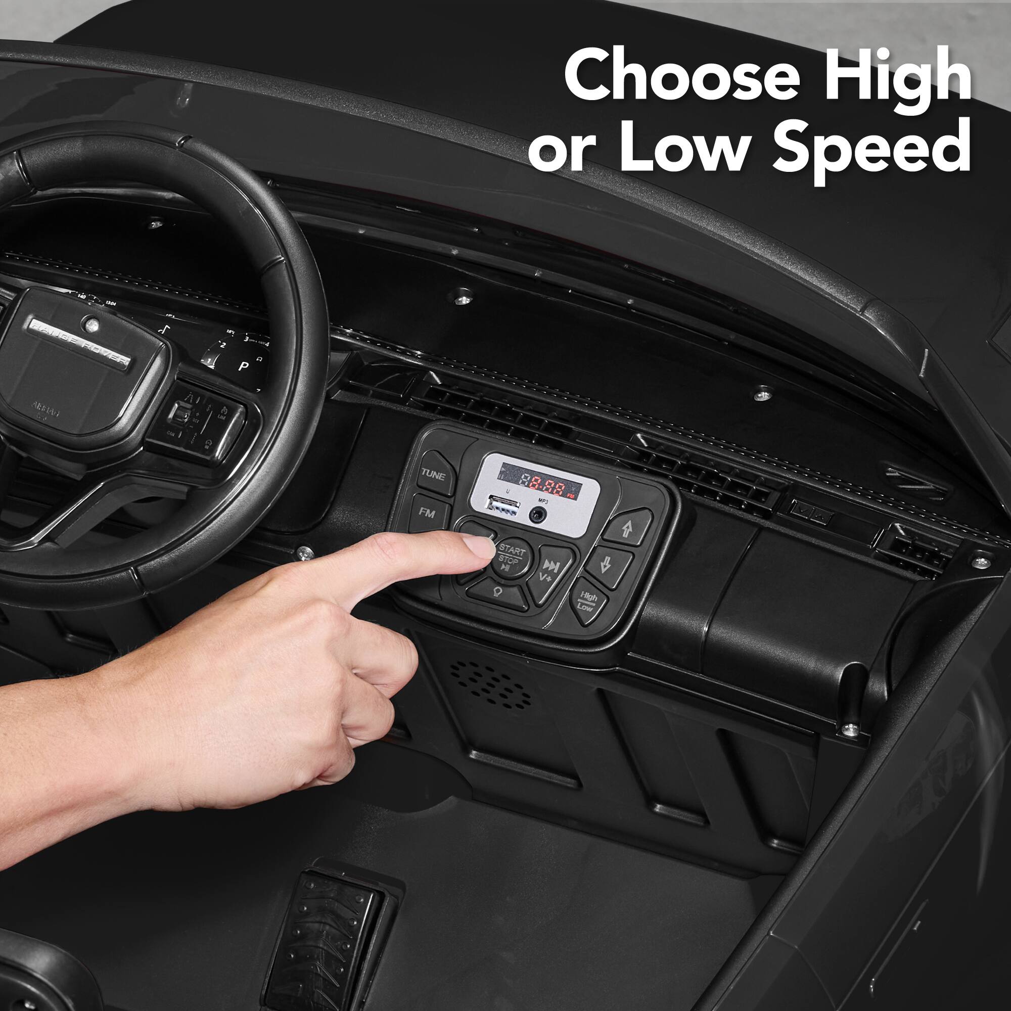 Choose High or Low Speed

TUNE FM 88.88

START