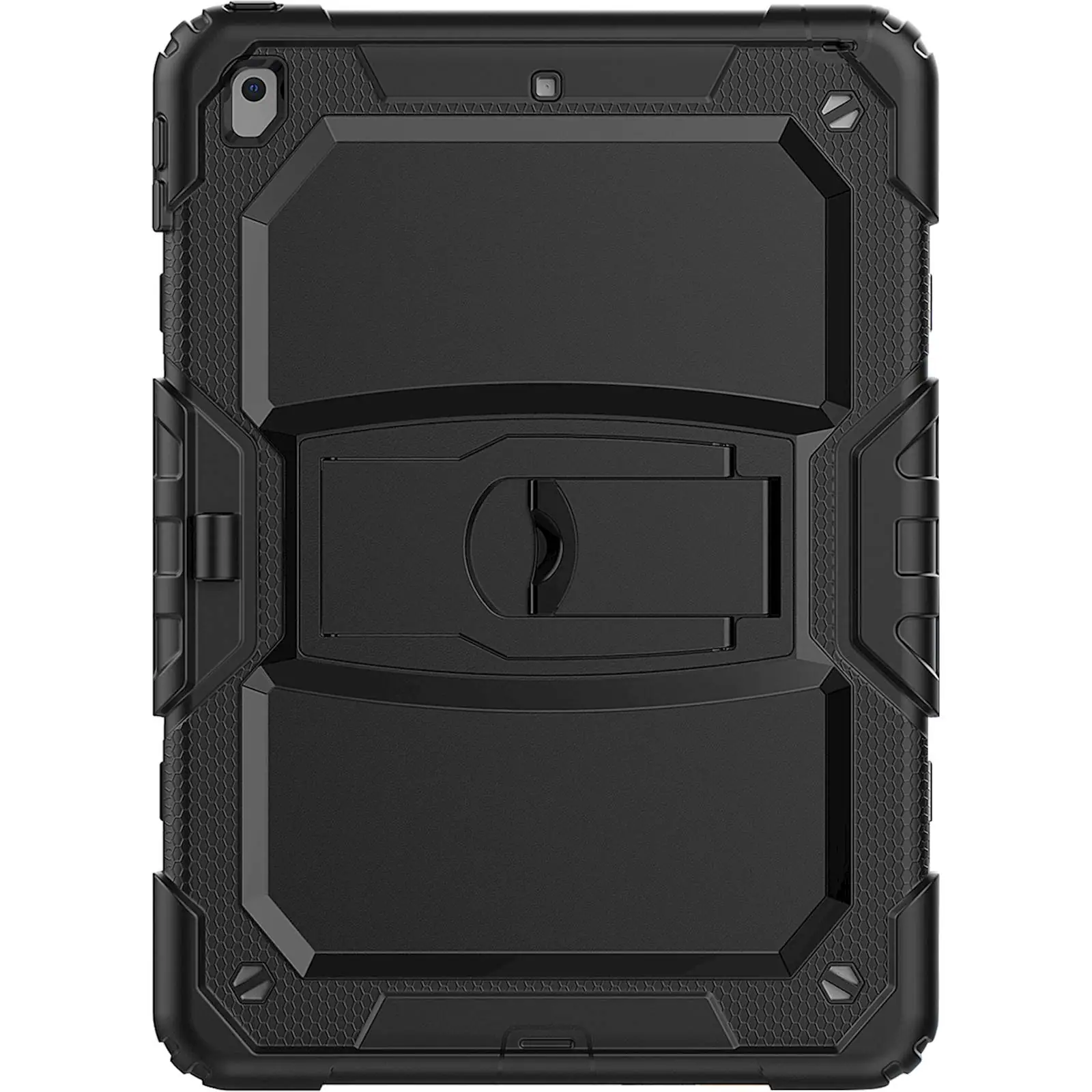 Front. SaharaCase - Defense Series Case for Apple iPad 10.2 (7th, 8th, 9th Generation 2021) - Black.